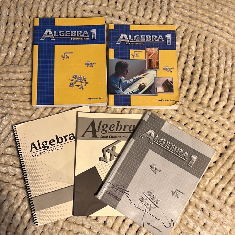 ABeka Algebra 1 Second Edition bundle